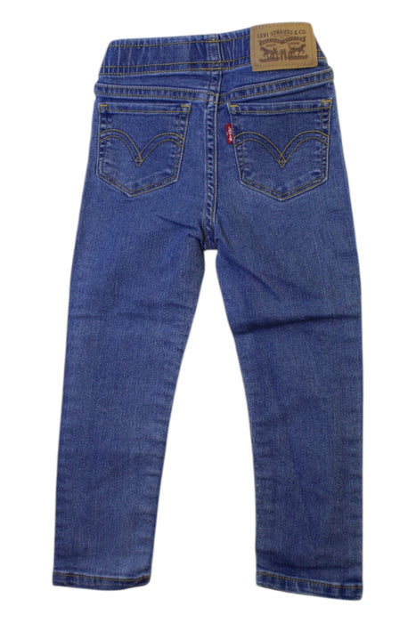 A Blue Jeans from Levi's in size 3T for boy. (Back View)