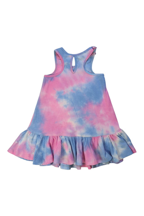 A Multicolour Sleeveless Dresses from Baby Sara in size 4T for girl. (Back View)