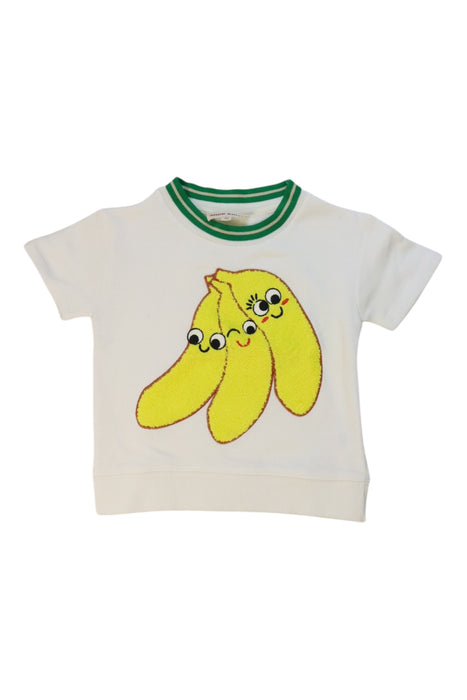 A White Short Sleeve Tops from Anne Kurris in size 4T for girl. (Front View)