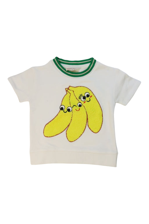A White Short Sleeve Tops from Anne Kurris in size 4T for girl. (Front View)