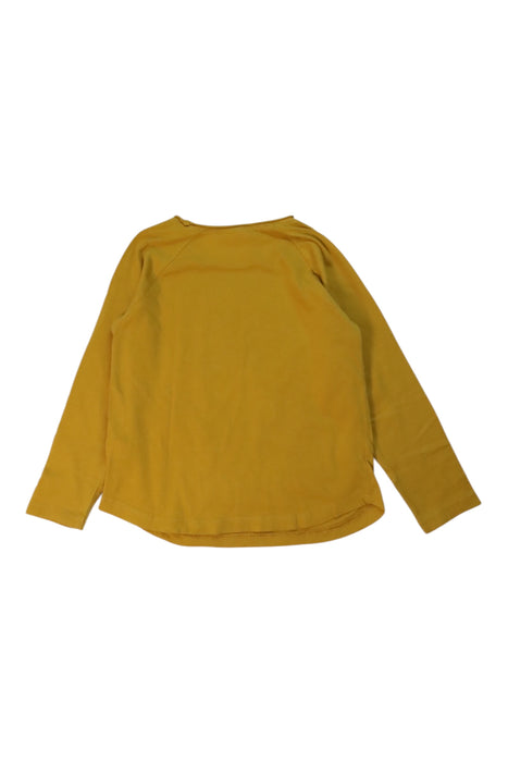 A Yellow Long Sleeve Tops from Bonpoint in size 4T for girl. (Back View)