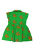A Green Sleeveless Dresses from Hugo Loves Tiki in size 4T for girl. (Back View)