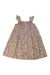 A Multicolour Sleeveless Dresses from Marie Puce in size 4T for girl. (Front View)