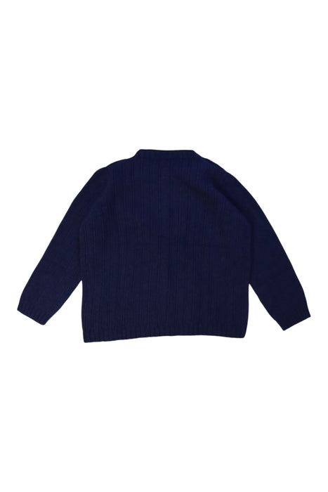 A Navy Knit Sweaters from Plumeti Rain in size 4T for girl. (Back View)