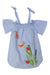 A Blue Sleeveless Dresses from Gingersnaps in size 4T for girl. (Front View)