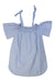 A Blue Sleeveless Dresses from Gingersnaps in size 4T for girl. (Back View)