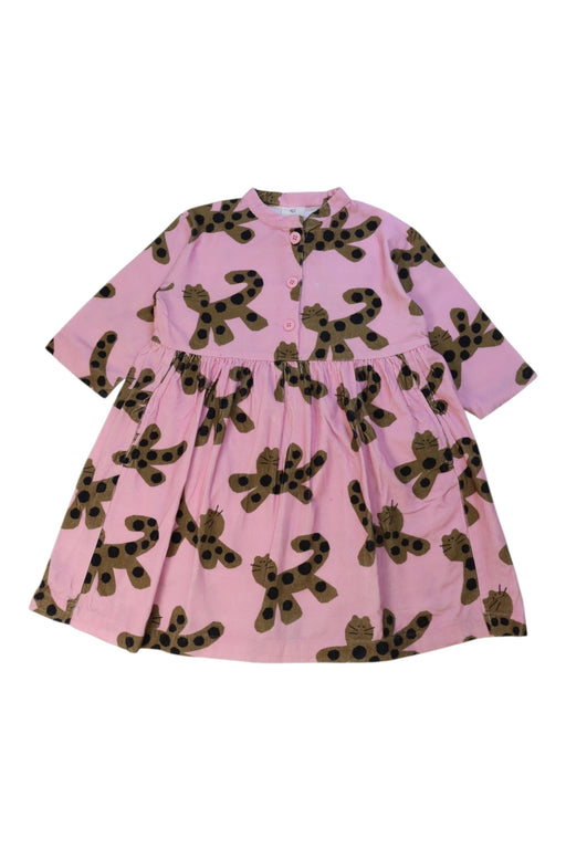 A Pink Long Sleeve Dresses from Wynken in size 2T for girl. (Front View)