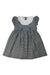A White Short Sleeve Dresses from Amaia in size 3T for girl. (Front View)