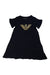 A Black Short Sleeve Dresses from Emporio Armani in size 4T for girl. (Front View)