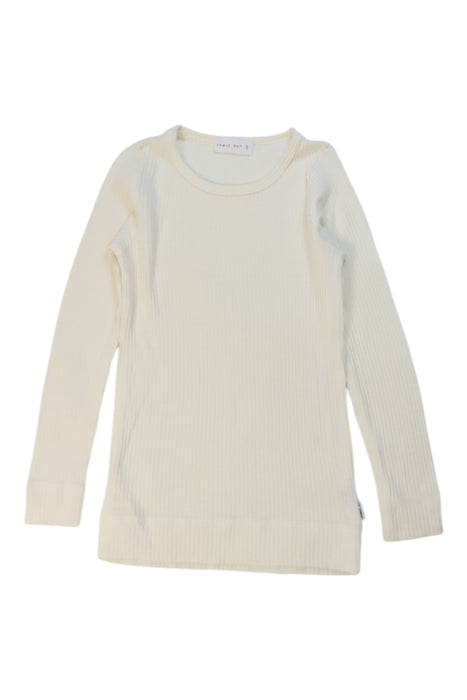 A White Long Sleeve Tops from Jamie Kay in size 3T for girl. (Front View)
