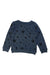 A Navy Crewneck Sweatshirts from Louis Louise in size 4T for girl. (Front View)