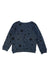 A Navy Crewneck Sweatshirts from Louis Louise in size 4T for girl. (Back View)