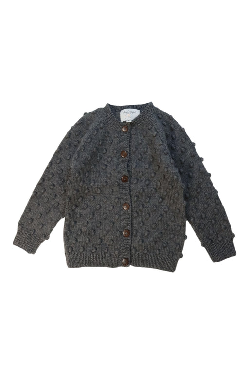 A Grey Knit Sweaters from Shirley Bredal in size 3T for girl. (Front View)