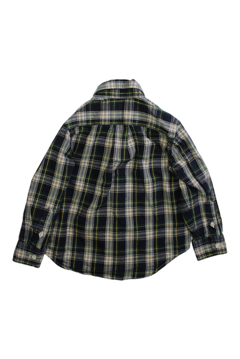 A Navy Long Sleeve Shirts from Polo Ralph Lauren in size 2T for boy. (Back View)