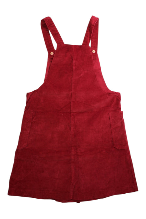 A Burgundy Overall Dresses from Jacadi in size 10Y for girl. (Back View)