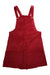 A Burgundy Overall Dresses from Jacadi in size 10Y for girl. (Back View)