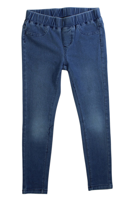A Blue Jeans from Seed in size 4T for girl. (Front View)