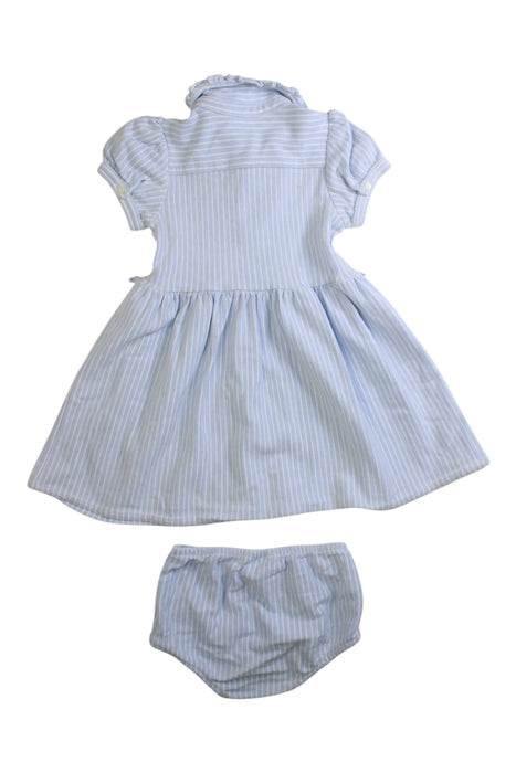 A Blue Dress Sets from Ralph Lauren in size 12-18M for girl. (Back View)