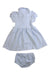 A Blue Dress Sets from Ralph Lauren in size 12-18M for girl. (Back View)
