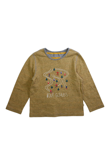A Beige Long Sleeve Tops from Aigle in size 3T for girl. (Front View)