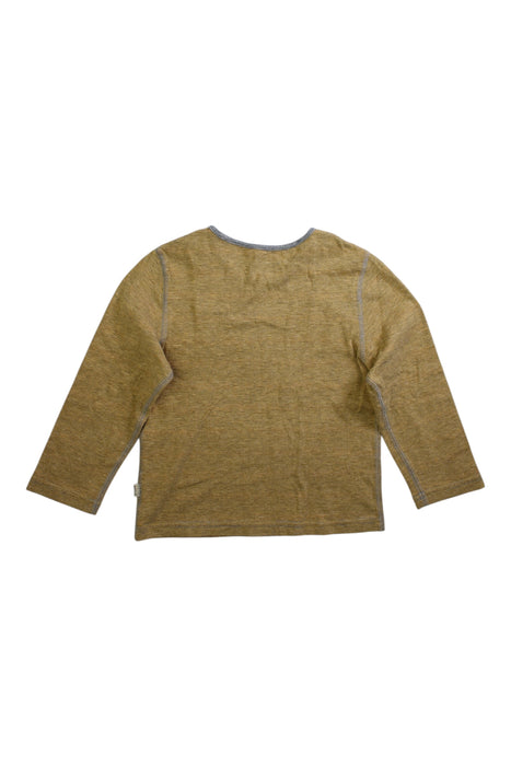 A Beige Long Sleeve Tops from Aigle in size 3T for girl. (Back View)