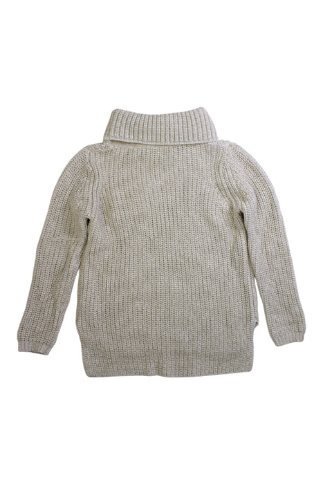 A Beige Knit Sweaters from Seed in size 4T for girl. (Back View)