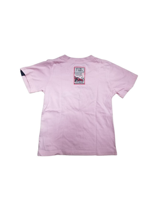 A Pink Short Sleeve T Shirts from Evisu in size 3T for girl. (Back View)
