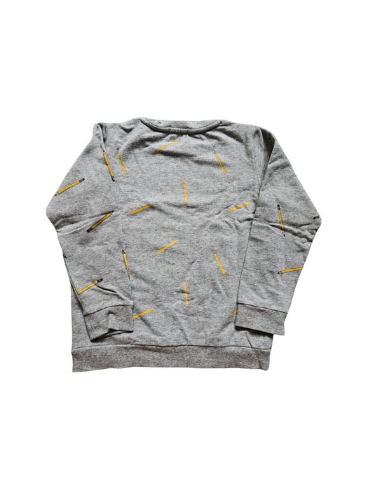 A Grey Crewneck Sweatshirts from miles baby in size 7Y for boy. (Back View)