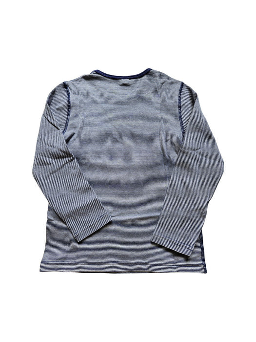 A Blue Long Sleeve Shirts from Aigle in size 8Y for boy. (Back View)