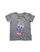 A Grey Short Sleeve T Shirts from Crewcuts in size 4T for girl. (Back View)