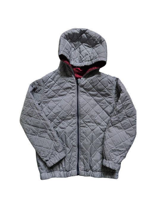 A Burgundy Lightweight Jackets from Petit Bateau in size 6T for boy. (Back View)