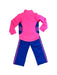 A Pink Pants Sets from Adidas in size 3T for girl. (Back View)