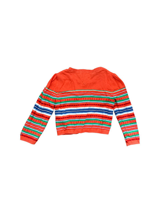 A Red Cardigans from Tommy Hilfiger in size 3T for girl. (Back View)