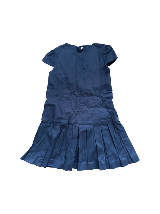 A Navy Short Sleeve Dresses from Ferrari in size 6T for girl. (Back View)