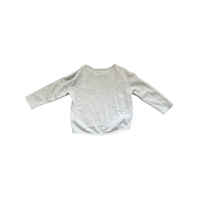 A Grey Crewneck Sweatshirts from Seed in size 6T for girl. (Back View)