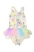 A Multicolour Swimsuits from Rock Your Kid in size 10Y for girl. (Front View)