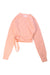 A Peach Cardigans from Fonteyn in size 9Y for girl. (Front View)