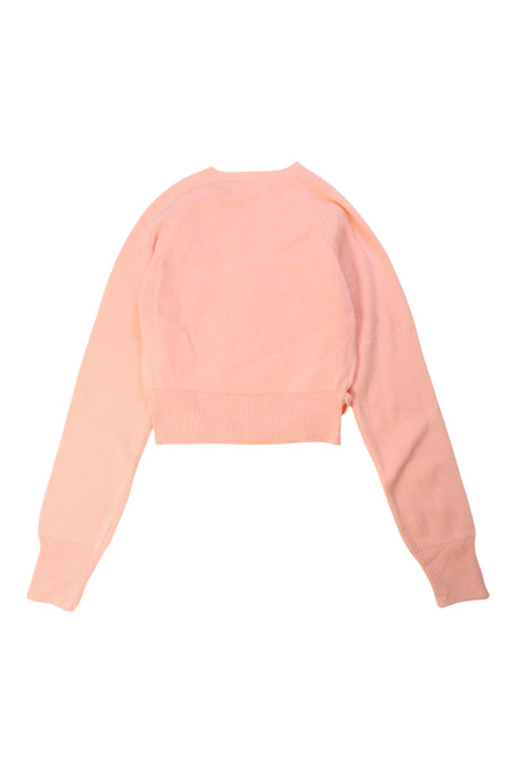 A Peach Cardigans from Fonteyn in size 9Y for girl. (Back View)