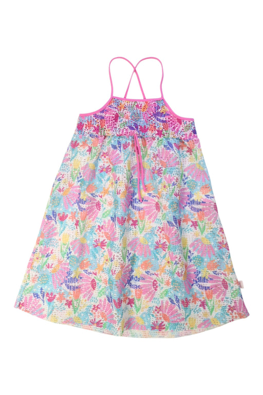 A Multicolour Sleeveless Dresses from Dolores Cortes KIDS in size 10Y for girl. (Front View)