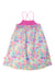 A Multicolour Sleeveless Dresses from Dolores Cortes KIDS in size 10Y for girl. (Back View)