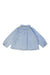 A Blue Long Sleeve Shirts from Bonpoint in size 6-12M for boy. (Back View)