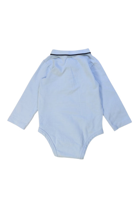 A Blue Long Sleeve Bodysuits from Jacadi in size 12-18M for boy. (Back View)