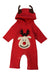 A Red Rompers from Lemonade in size 12-18M for neutral. (Front View)