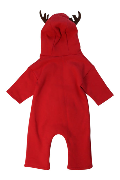 A Red Rompers from Lemonade in size 12-18M for neutral. (Back View)