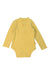A Yellow Long Sleeve Bodysuits from Boboli in size 12-18M for neutral. (Back View)