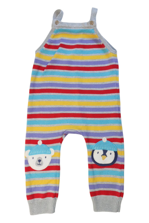 A Multicolour Long Overalls from Frugi in size 12-18M for neutral. (Front View)