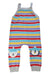A Multicolour Long Overalls from Frugi in size 12-18M for neutral. (Front View)