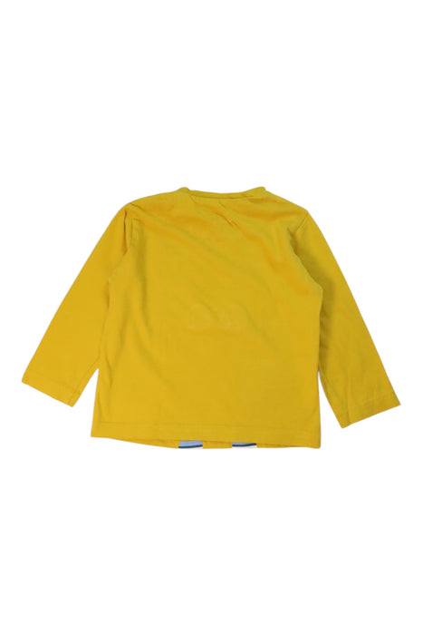 A Yellow Long Sleeve Tops from Mayoral in size 12-18M for boy. (Back View)