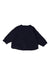 A Navy Crewneck Sweatshirts from Petit Bateau in size 6-12M for boy. (Back View)