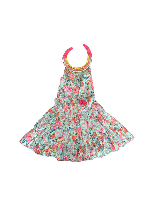 A Multicolour Sleeveless Dresses from Monsoon in size 9Y for girl. (Front View)